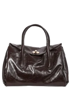 Accordion Bag Dark Brown