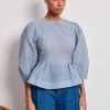 Ada Puff Sleeve Bow Top
