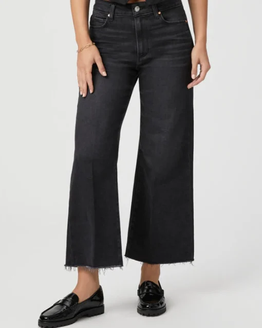 Anessa Raw Hem Jeans Black Lotus