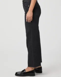 Anessa Raw Hem Jeans Black Lotus