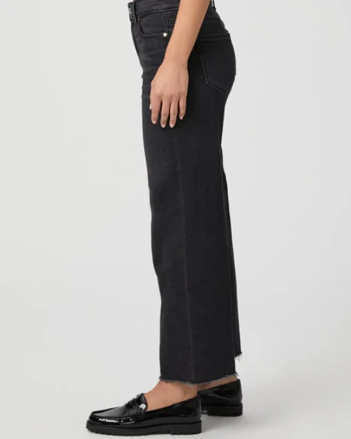 Anessa Raw Hem Jeans Black Lotus