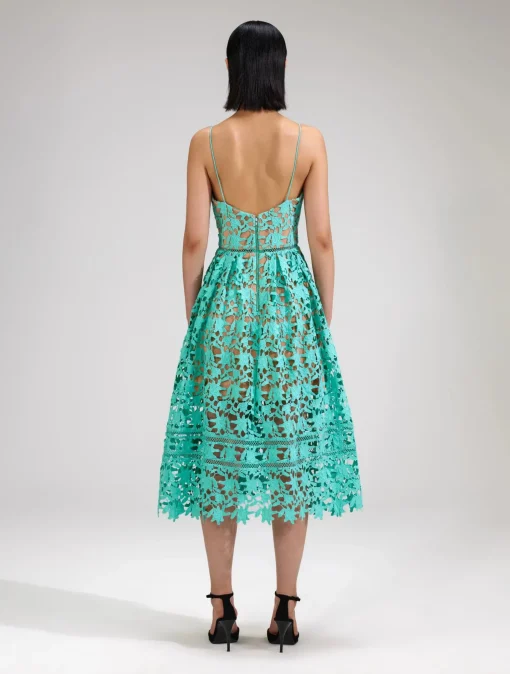 Aqua Azaelea Lace Midi Dress