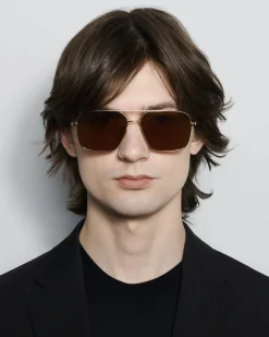 Aviator Soft Gold/Brown