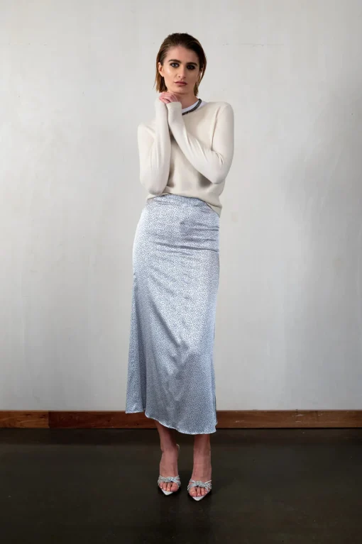 Bias Cut Midi Skirt Luciana
