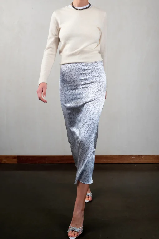Bias Cut Midi Skirt Luciana