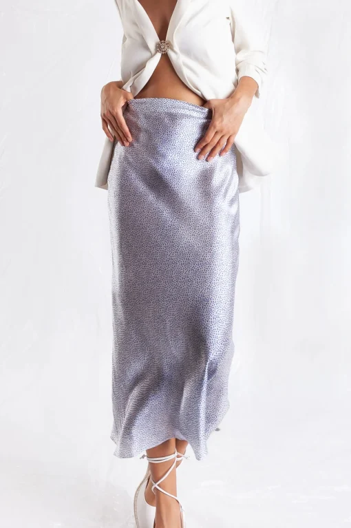 Bias Cut Midi Skirt Luciana