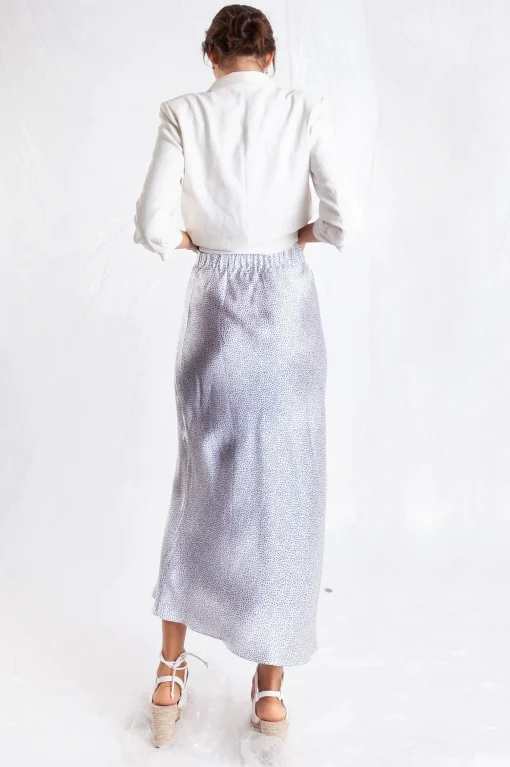 Bias Cut Midi Skirt Luciana