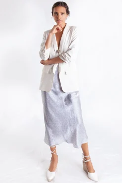 Bias Cut Midi Skirt Luciana