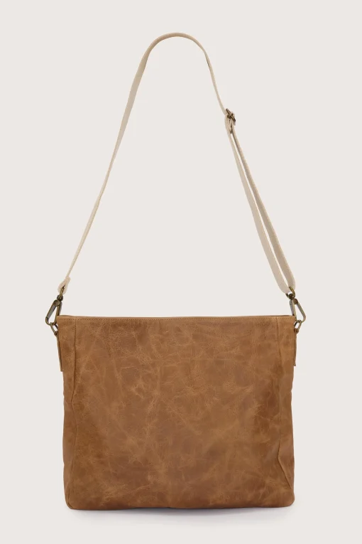 Caramel Balalaika Bag Beige Strap