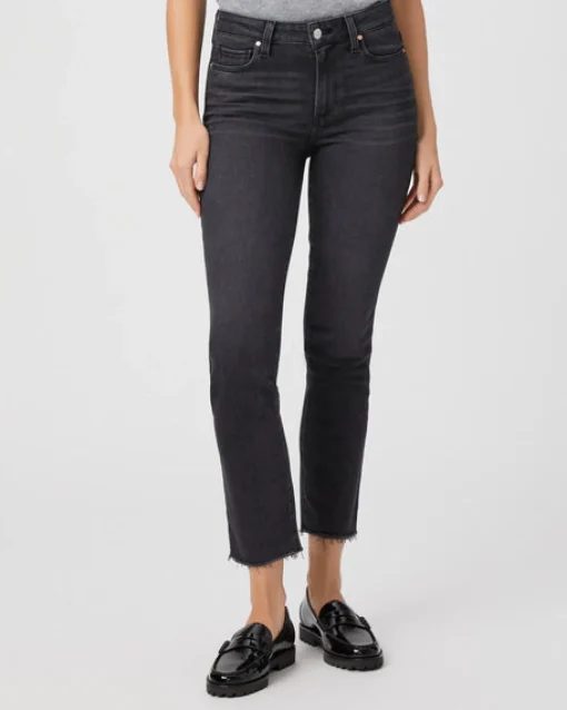 Cindy Jeans Raw Hem Black Lotus