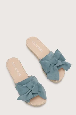 Cleo Bow Slider Denim Blue