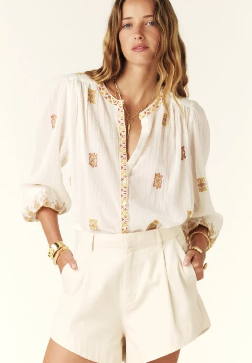 Daphne Blouse Ecru