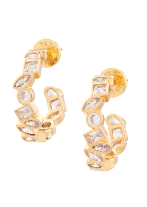Deconstructed CZ Hoops