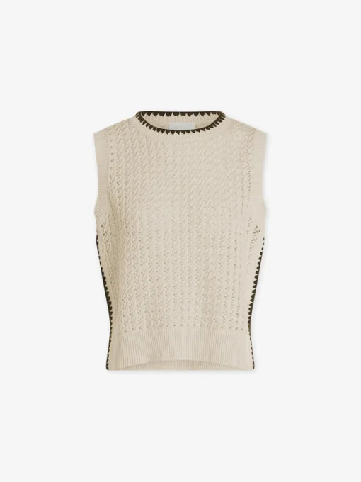 Delaney Knit Vest Birch