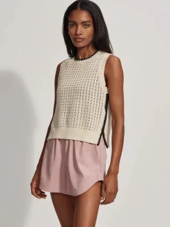Delaney Knit Vest Birch