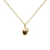 Diamond & Golden Apple Necklace