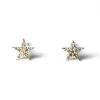 Diamond & Silver Star Studs