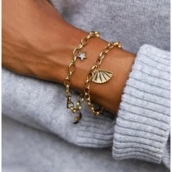 Diamond Moon & Stars Bracelet