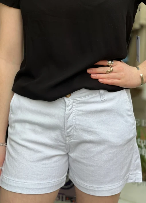 Donna Soft Chevron White