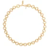 Donut Chain Necklace Gold 40cm