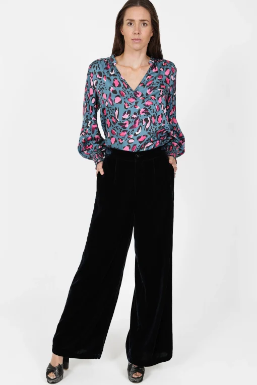 Dublin Trousers Navy Velvet