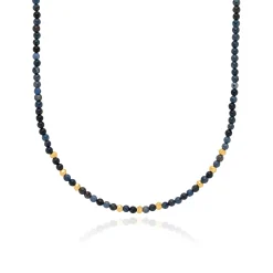 Dumortierite Beaded Necklace