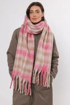 Hipke Scarf Twig Magneta