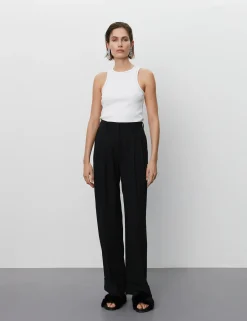 Jacques Classic Gabardine Trousers Black