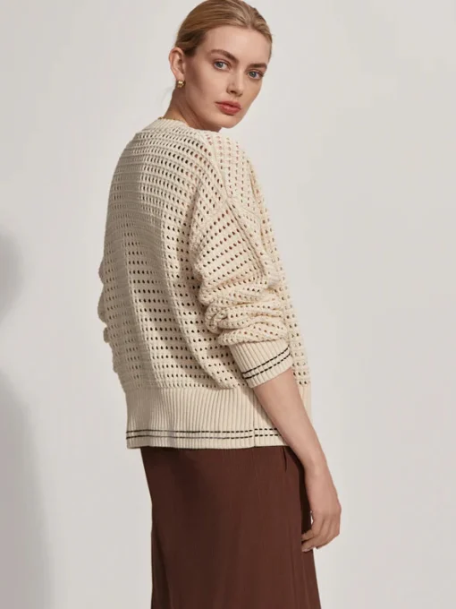 Kris Relaxed Fit Knit Jacket Birch