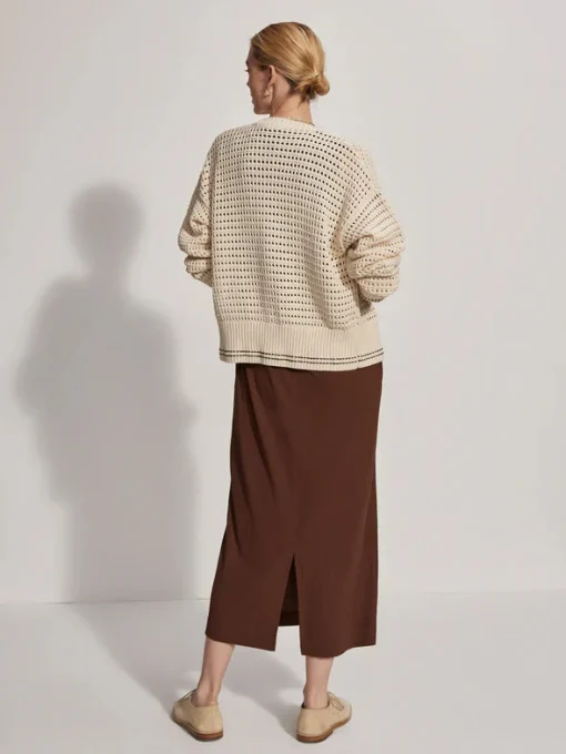 Kris Relaxed Fit Knit Jacket Birch