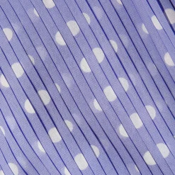 Lilac Polka Print Chiffon Dress