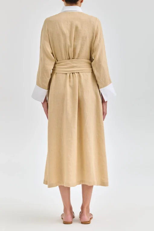 Linen Dress Sand
