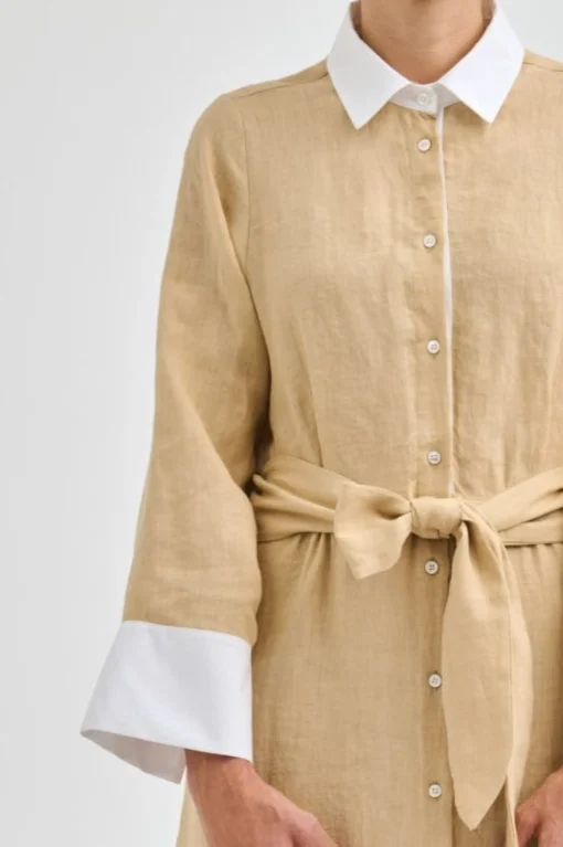 Linen Dress Sand