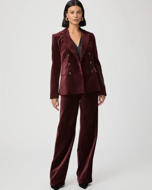 Malbec Blazer Dark Oxblood
