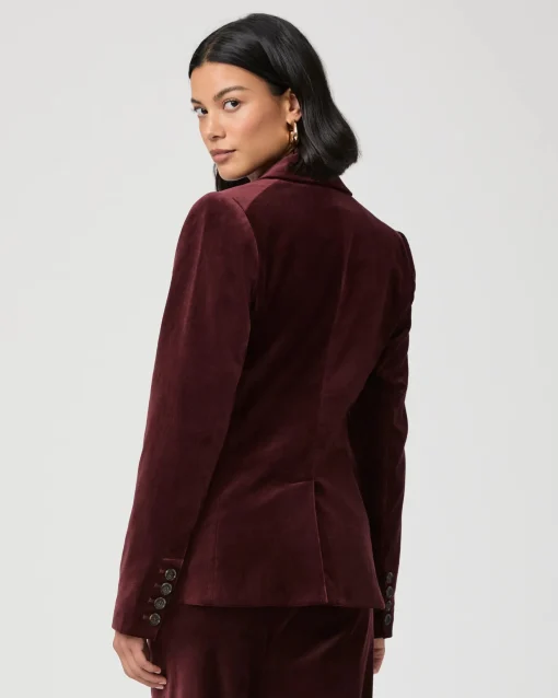 Malbec Blazer Dark Oxblood