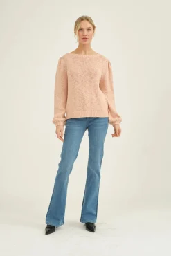 May Boatneck Knit English Rose