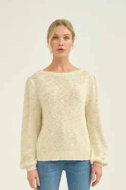 May Boatneck Knit Whisper White