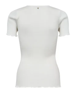MMElaine O-SS Silk Tee Ecru