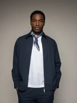 MMGPatrick Zip Overshirt Navy