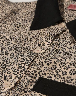 MMHPetite Flower Shirt Black