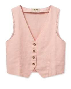 MMMelka Tili Linen Vest Impatiens pink