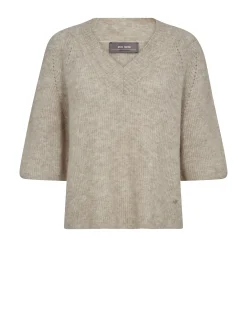 MMTaci 3/4 Knit Feather Gray