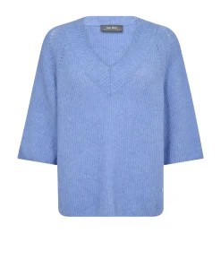 MMTaci 3/4 Knit Hydrangea