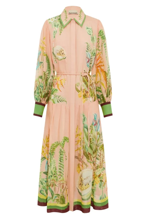 Papaya Shirtdress Pink