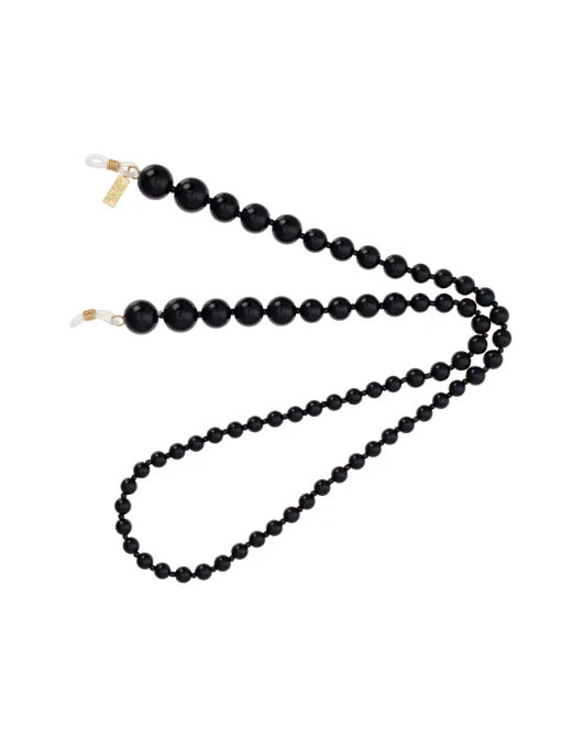 Pearl XL Sunglasses Chain Black