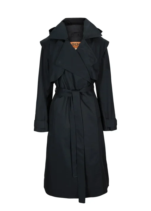 Regndrape Trench Navy