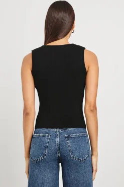 Rosa Top Black