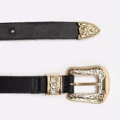 Rosette Belt Black