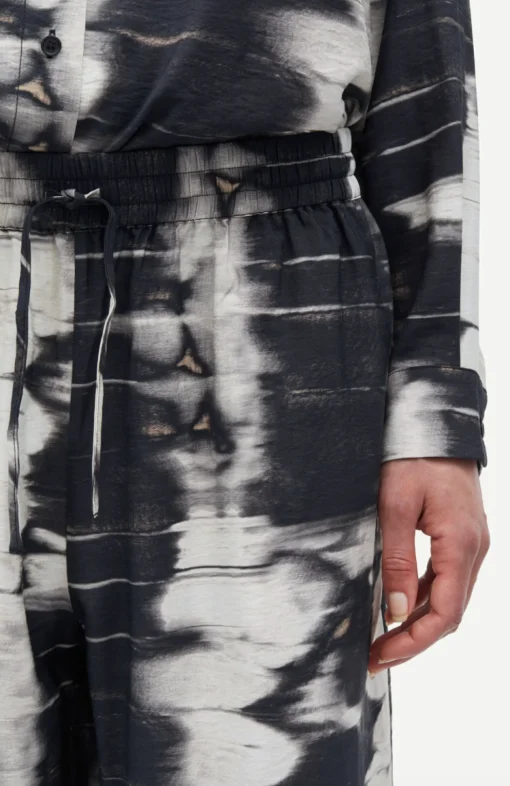 Sahelena Trousers Windows Black
