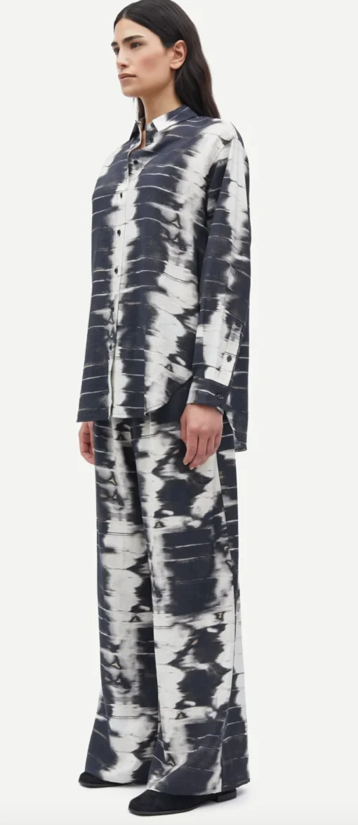 Sahelena Trousers Windows Black